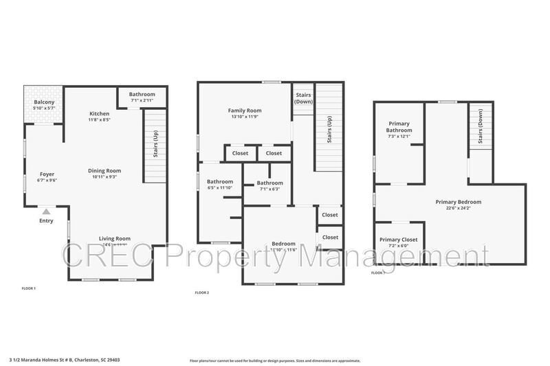 Luxury Three Level Downtown Charleston Home Near Hampton Park with Private Balconies property image